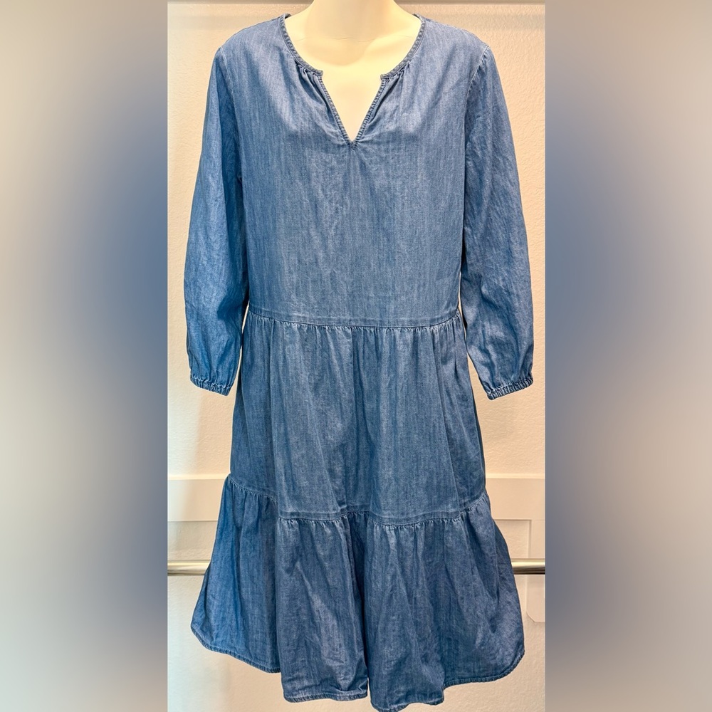 Talbots Blue Denim Dress